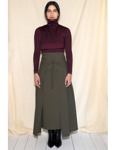 Green apron skirt